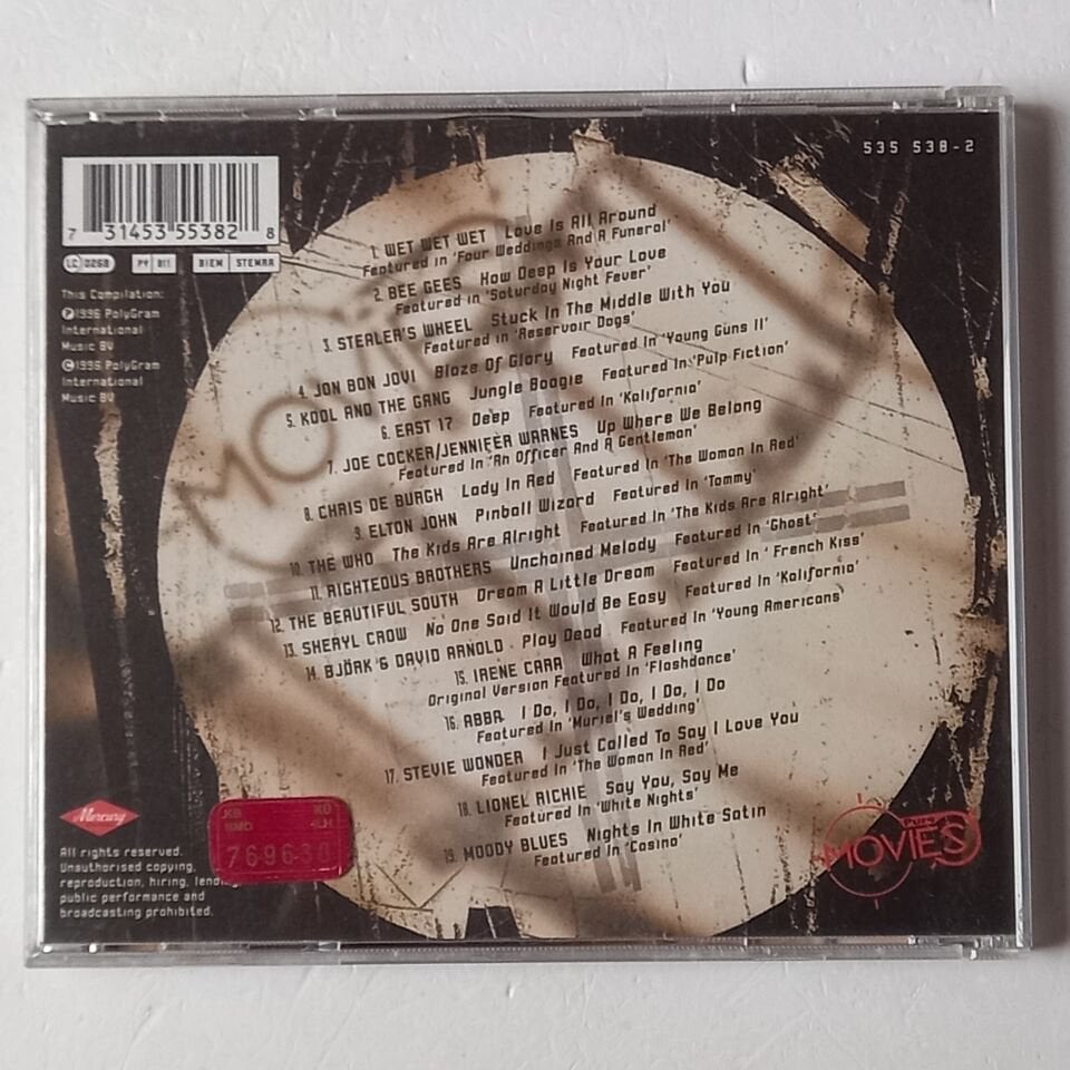 PURE MOVIES - BJÖRK, EAST 17, WET WET WET, ELTON JOHN, BEE GEES, SHERYL CROW (1996) - CD 2.EL