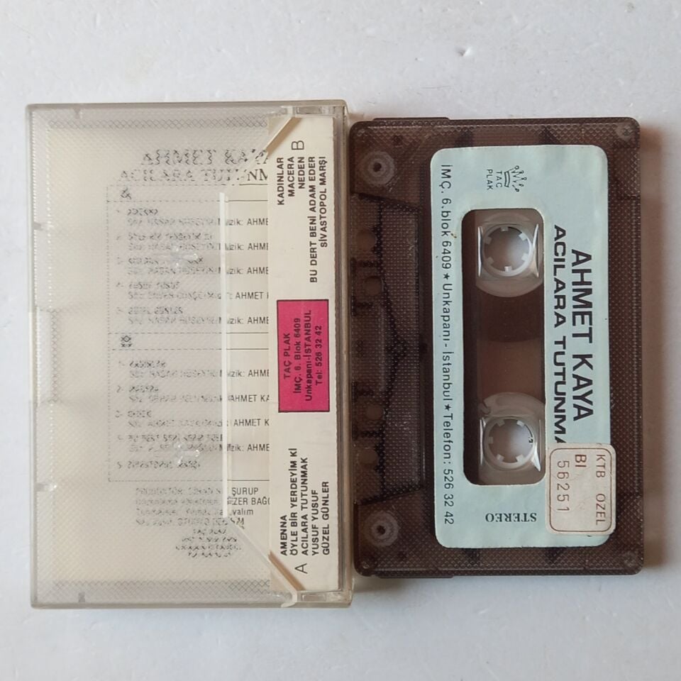 AHMET KAYA - ACILARA TUTUNMAK - KASET 2.EL