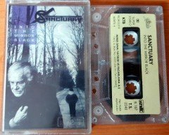 SANCTUARY - INTO THE MIRROR BLACK (1990) UZELLI CASSETTE MADE IN TURKEY ''USED'' PAPER LABEL