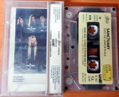 SANCTUARY - INTO THE MIRROR BLACK (1990) UZELLI CASSETTE MADE IN TURKEY ''USED'' PAPER LABEL