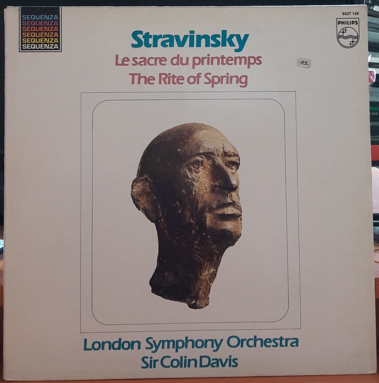 STRAVINSKY: LE SACRE DU PRINTEMPS, LONDON SYMPHONY ORCHESTRA, COLIN DAVIS - PLAK 2.EL