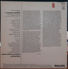 STRAVINSKY: LE SACRE DU PRINTEMPS, LONDON SYMPHONY ORCHESTRA, COLIN DAVIS - PLAK 2.EL