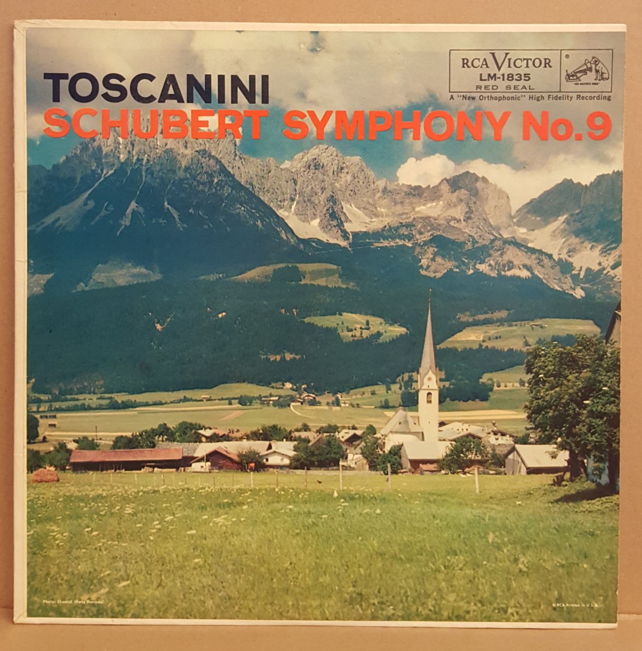 SCHUBERT - SYMPH NO 9 / ARTURO TOSCANINI - LP 2.EL PLAK