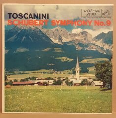 SCHUBERT - SYMPH NO 9 / ARTURO TOSCANINI - LP 2.EL PLAK