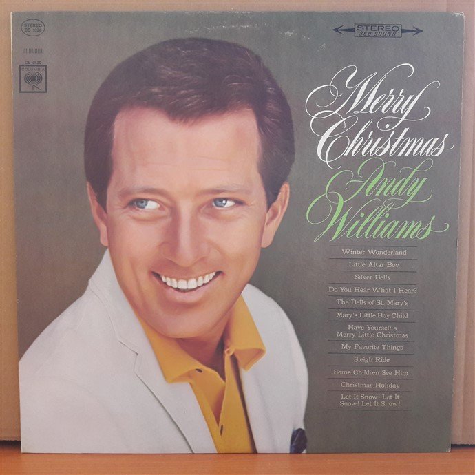 ANDY WILLIAMS - MERRY CHRISTMAS - LP 2.EL PLAK