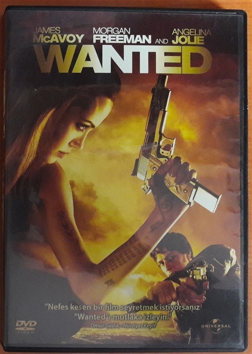 WANTED - JAMES McAVOY - MORGAN FREEMAN - ANGELINA JOLIE - DVD 2.EL