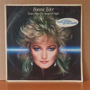BONNIE TYLER - FASTER THAN THE SPEED OF LIGHT - LP YERLİ BASKI 2.EL PLAK