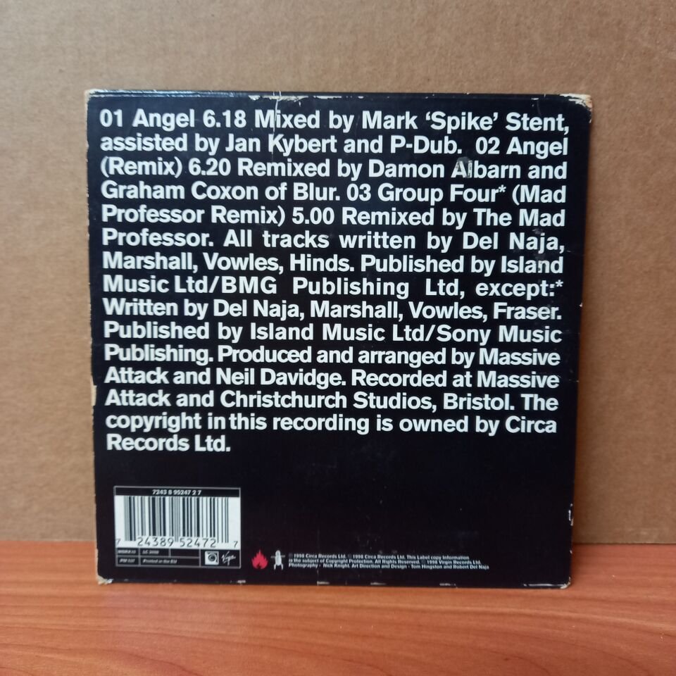 MASSIVE ATTACK - ANGEL (1998) - CD SINGLE 2.EL
