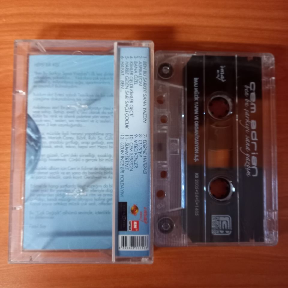 CEM ADRIAN - BEN BU ŞARKIYI SANA YAZDIM (2005) - KASET 2.EL