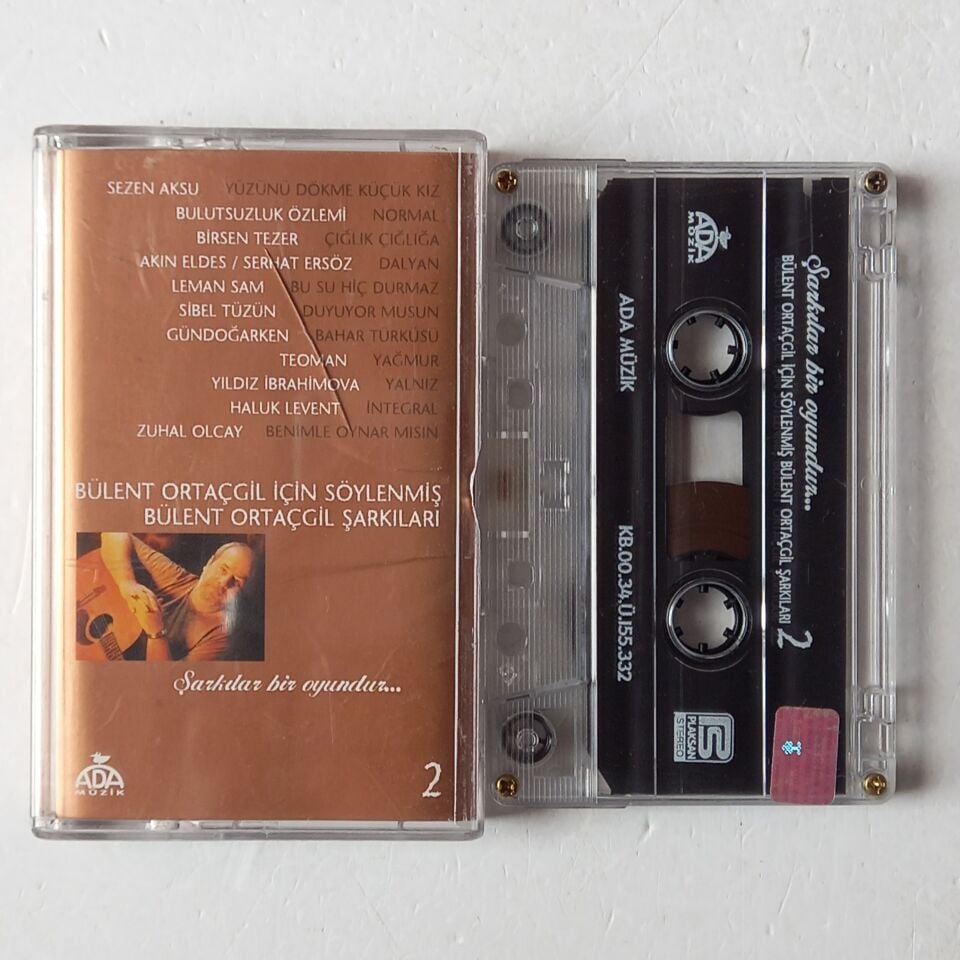 ŞARKILAR BİR OYUNDUR 2 / BÜLENT ORTAÇGİL İÇIN SÖYLENMİŞ BÜLENT ORTAÇGİL ŞARKILARI (2000) - KASET 2.EL