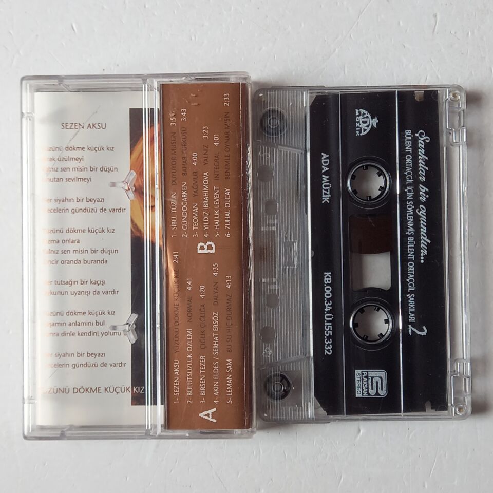 ŞARKILAR BİR OYUNDUR 2 / BÜLENT ORTAÇGİL İÇIN SÖYLENMİŞ BÜLENT ORTAÇGİL ŞARKILARI (2000) - KASET 2.EL