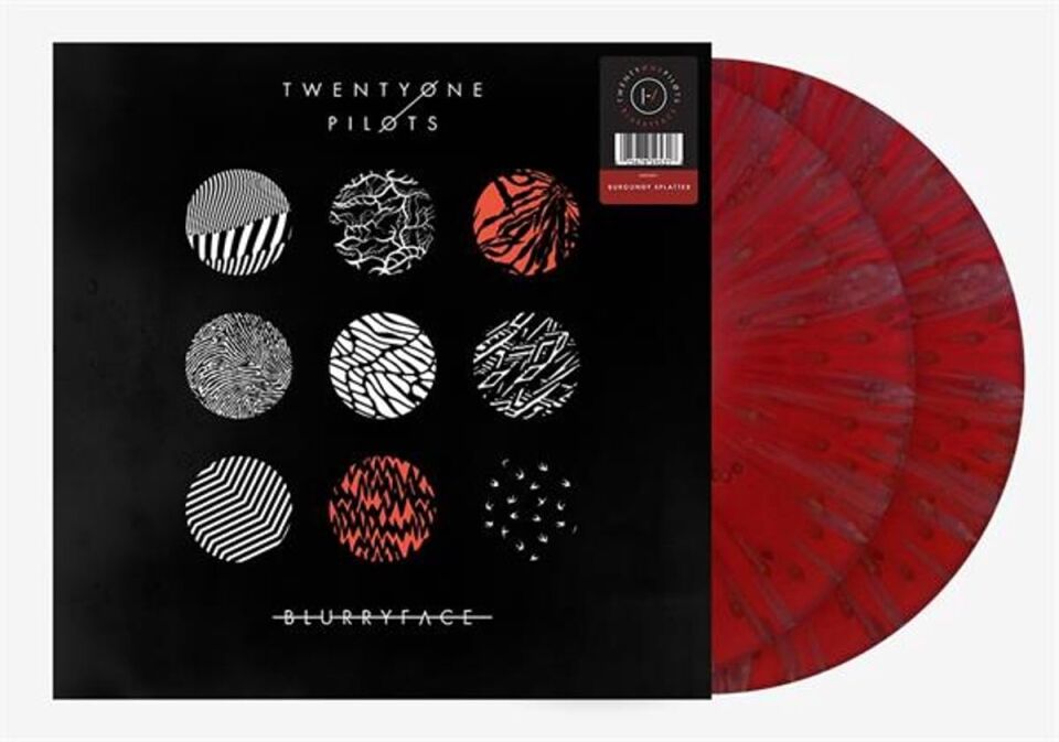 TWENTY ONE PILOTS - BLURRYFACE (2015) - 2LP BURGUNDY SPLATTER COLOURED EDITION SIFIR PLAK