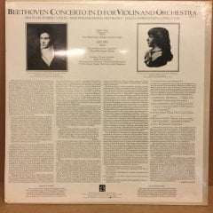 BEETHOVEN CONCERTO FOR VIOLIN & ORC. ERIC GRUENBERG SIFIR PLAK