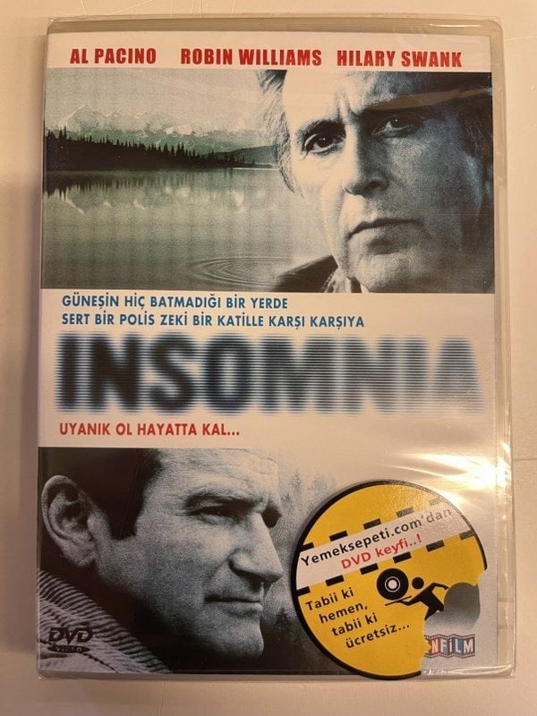 INSOMNIA - CHRISTOPHER NOLAN, AL PACINO, ROBIN WILLIAMS, HILARY SWANK - DVD AMBALAJINDA SIFIR