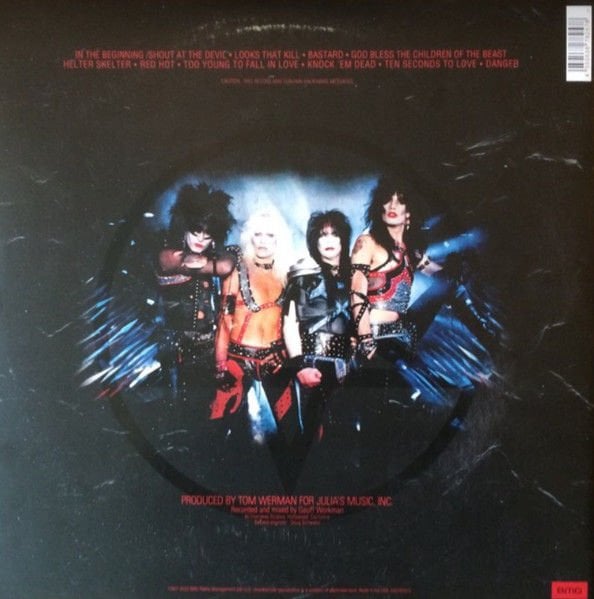 MÖTLEY CRÜE - SHOUT AT THE DEVIL (1983) - LP 180GR 2022 EDITION SIFIR PLAK
