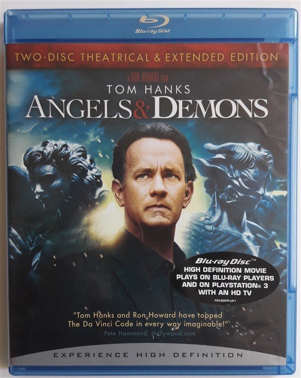 ANGELS & DEMONS - MELEKLER VE ŞEYTANLAR - TOM HANKS - EWAN McGREGOR - RON HOWARD - 2BLU-RAY 2.EL