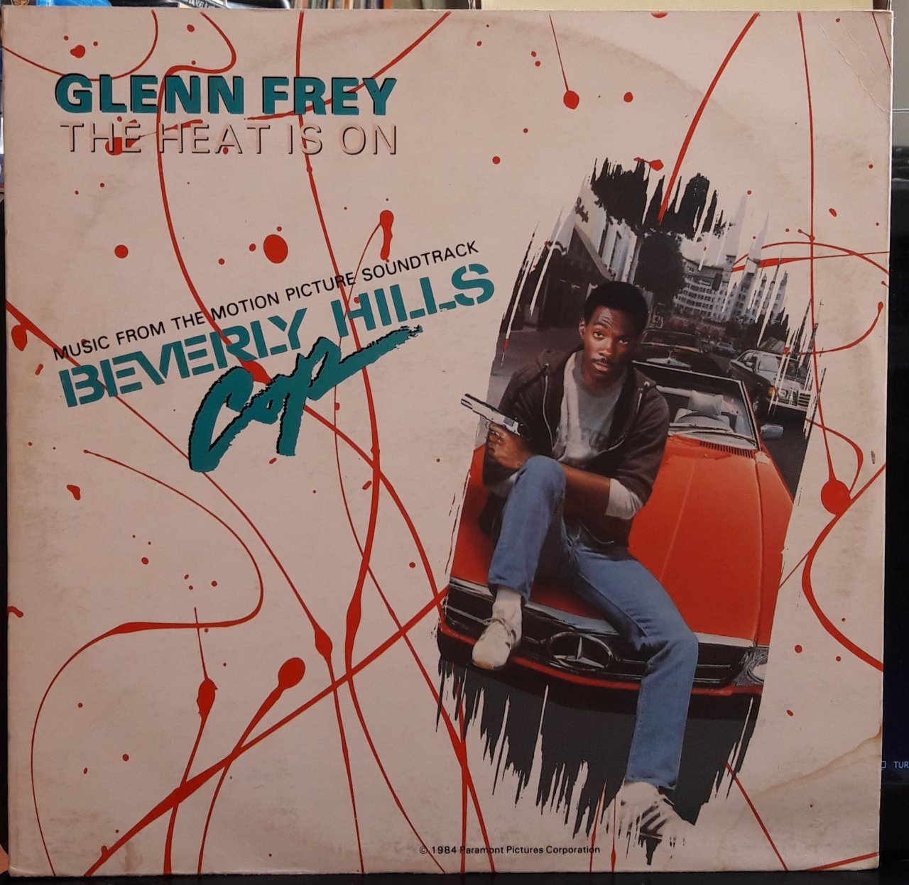 GLENN FREY - THE HEAT IS ON (19847) - MUSIC FROM ''BEVERLY HILLS COP'' - 12'' MAXI SINGLE VINYL PLAK 2.EL