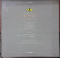 MOZART: COSÍ FAN TUTTE, JANOWITZ, FASSBAENDER, WIENER PHILHARMONIKER, KARL BÖHM - 3PLAK 2.EL BOXSET