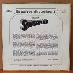THE MURRAY HILL RADIO THEATRE PRESENTS: SUPERMAN (1976) - 3LP 2.EL PLAK
