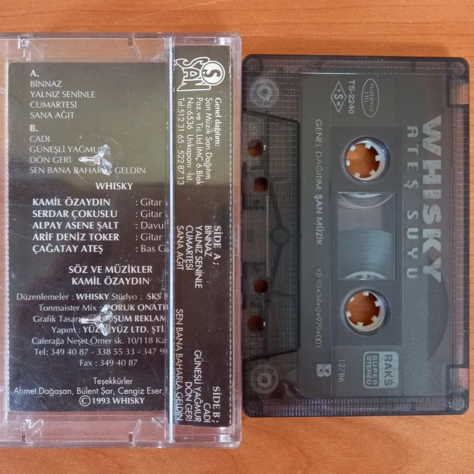 WHISKY - ATEŞ SUYU (1993) - KASET 2. EL