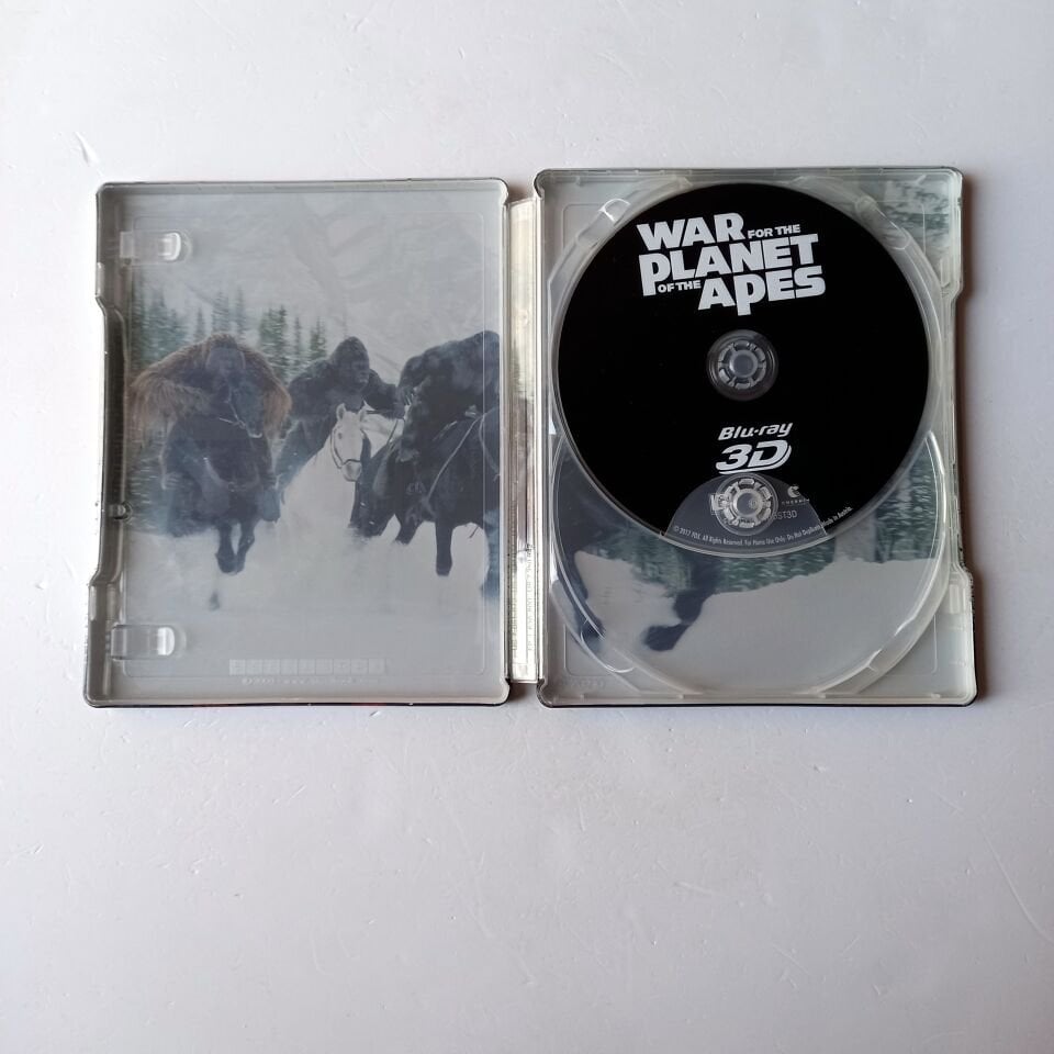 WAR FOR THE PLANET OF THE APES - ANDY SERKIS, WOODY HARRELSON - YÖN.: MATT REEVES - BLU-RAY 3D STEELBOOK METAL KUTU 2.EL