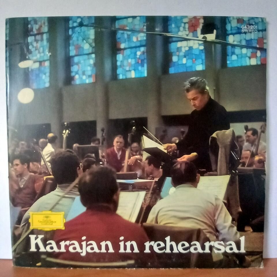 KARAJAN – KARAJAN IN REHEARSAL / KARAJAN EN REPETITION (1968) - LP 2.EL PLAK