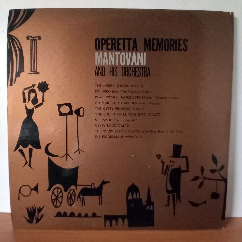 OPERETTA MEMORIES / MANTOVANI AND HIS ORCHESTRA (1960) - LP 2.EL PLAK