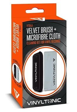 VINYLTONIC - VELVET BRUSH & MICROFIBRE CLOTH - KADİFE PLAK TEMİZLEME FIRÇASI & MİKROFİBER BEZ