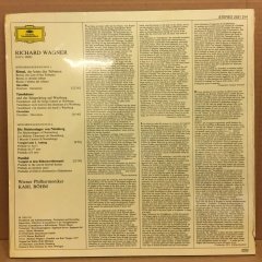 WAGNER - OUVERTÜREN & VORSPIELE KARL BÖHM VIENNE PHIL. SIFIR PLAK