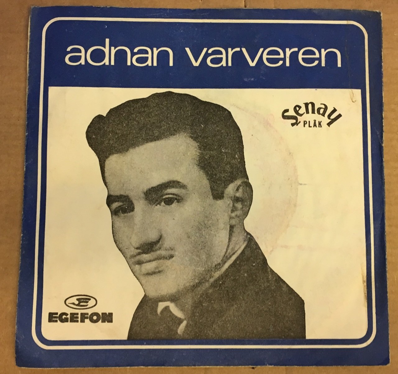 ADNAN VARVEREN ŞENAY PLAK 45LİK KAPAĞI DİKKAT SADECE KAPAKTIR