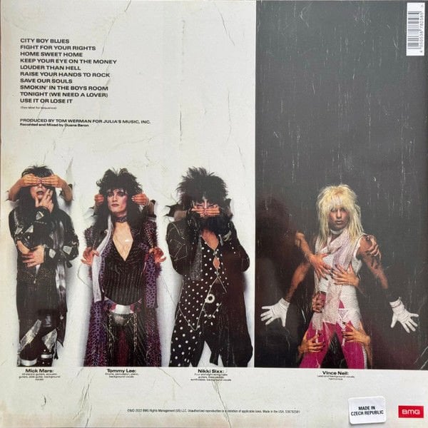 MÖTLEY CRÜE - THEATRE OF PAIN (1985) - LP 2022 EDITION SIFIR PLAK