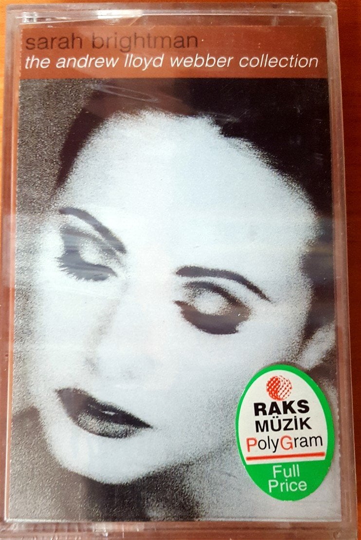 SARAH BRIGHTMAN - THE ANDREW LLOYD WEBBER COLLECTION CASSETTE MADE IN TURKEY ''NEW''