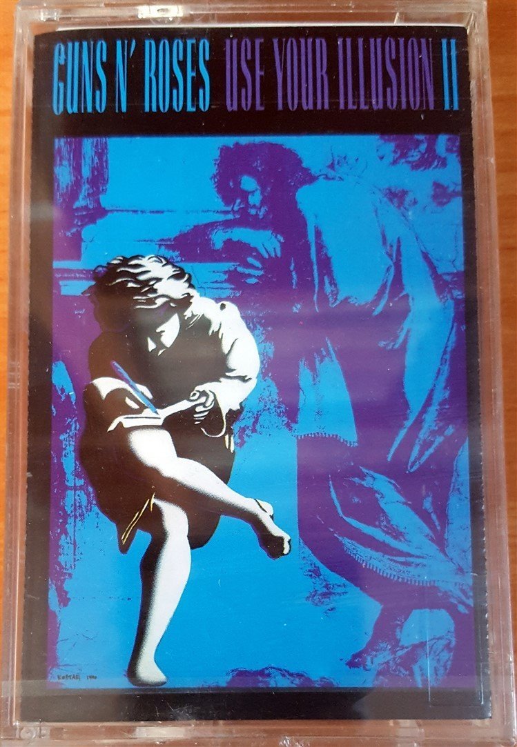 GUNS 'N' ROSES - USE YOUR ILLUSION II (1994) RAKS CASSETTE MADE IN TURKEY ''NEW''