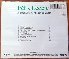 FELIX LECLERC - LA COMPLAINTE DU PHOQUE EN ALASKA CD 2.EL