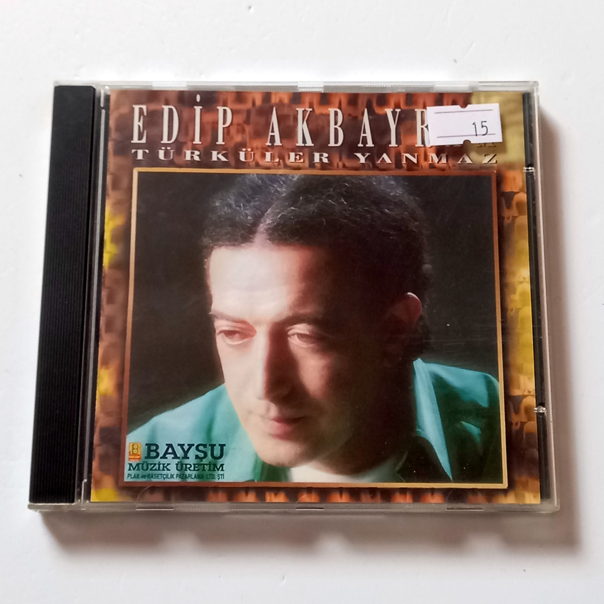 EDİP AKBAYRAM - TÜRKÜLER YANMAZ - CD BAYSU MÜZİK 2.EL