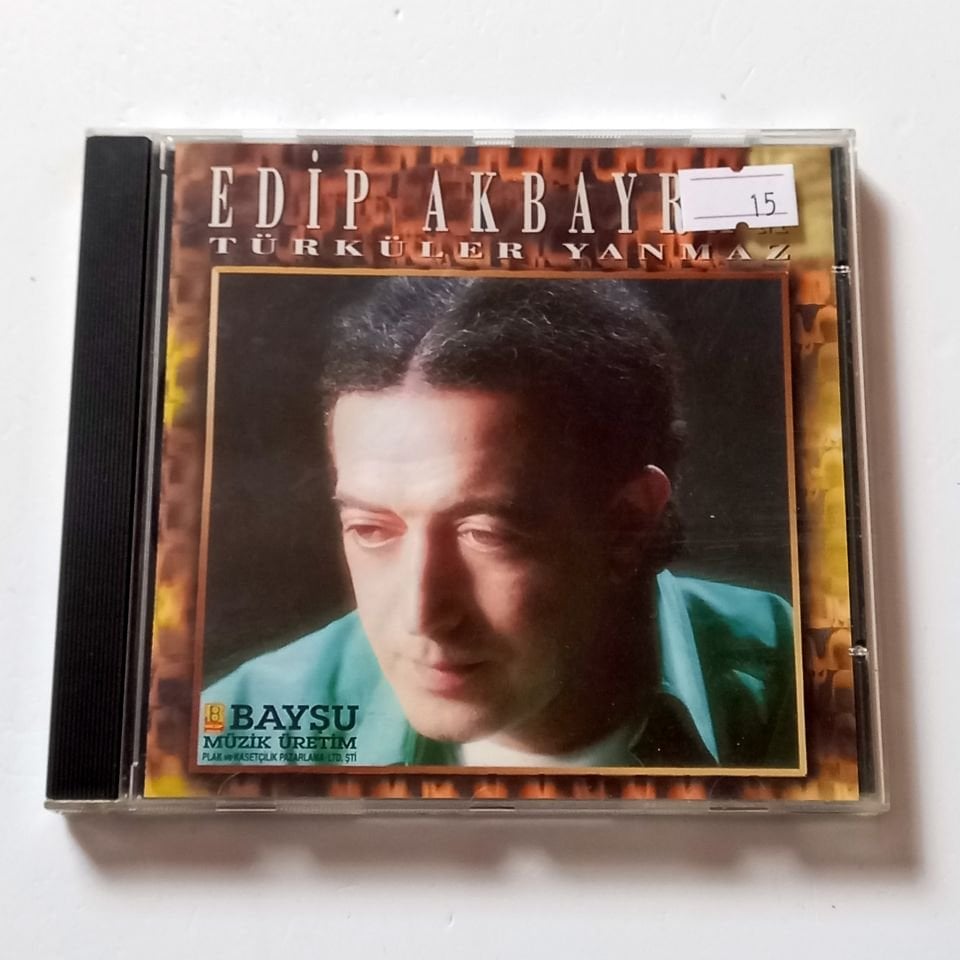 EDİP AKBAYRAM - TÜRKÜLER YANMAZ - CD BAYSU MÜZİK 2.EL
