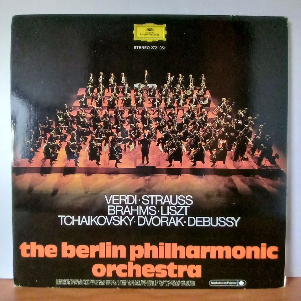 BERLIN PHILHARMONIC ORCHESTRA CONDUCTED BY HERBERT VON KARAJAN / HANDEL, BACH, MOZART, BEETHOVEN, ROSSINI, CHOPIN, BERLIOZ (1971) - 2LP 2.EL PLAK