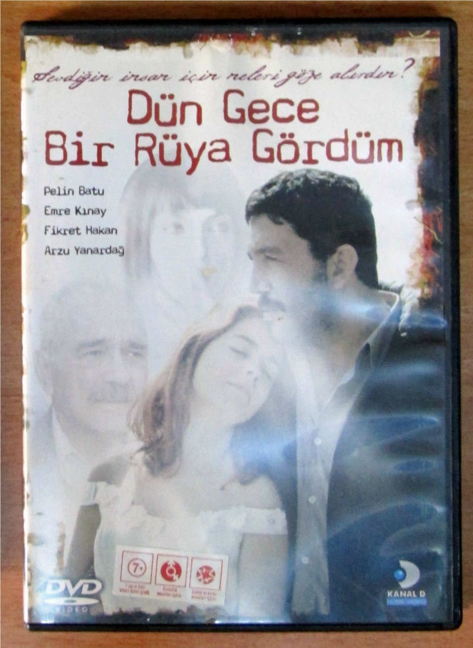 DÜN GECE BİR RÜYA GÖRDÜM - PELİN BATU DVD 2.EL
