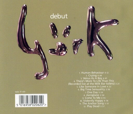 BJÖRK – DEBUT (1993) - CD REISSUE JEWEL CASE AMBALAJINDA SIFIR