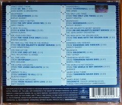 THE BEST OF BOND...JAMES BOND / SHIRLEY BASSEY, A-HA, NANCY SINATRA, TOM JONES, GARBAGE (2002) CAPITOL RECORDS CD 2.EL