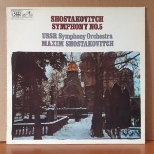 SHOSTAKOVITCH: SYMPHONY NO.5 / USSR SYMPHONY ORCHESTRA, MAXIM SHOSTAKOVITCH (1971) - LP 2.EL PLAK