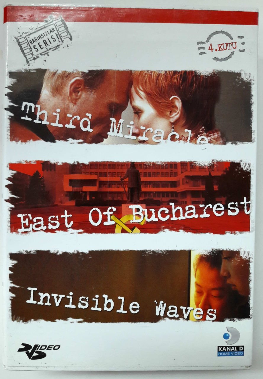 THIRD MIRACLE - EAST OF BUCHAREST - INVISIBLE WAVES - 3DVD KUTU 2.EL