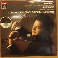 DVORAK SONATINA , FOUR ROMANTIC PEICES SMETANA ITZHAK PERLMAN SAMUEL SANDERS SIFIR PLAK