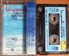 ZÜLFÜ LİVANELİ - GÖKYÜZÜ HERKESİNDİR (1989) GÖKSOY KASET 2.EL