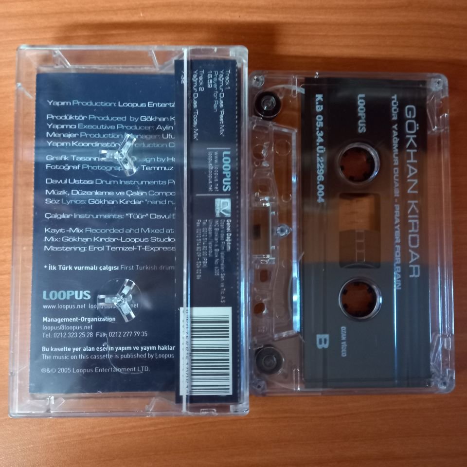 GÖKHAN KIRDAR - TÜÜR / YAĞMUR DUASI / PRAYER FOR RAIN (2005) - KASET 2.EL