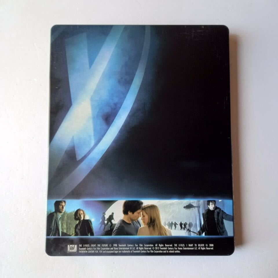 THE X FILES - DAVID DUCHOVNY, GILLIAN ANDERSON - 2BLU-RAY STEELBOOK METAL KUTU 2.EL