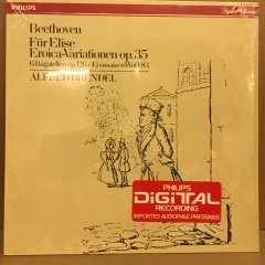 BEETHOVEN FÜR ELISE EROICA ALFRED BRENDEL SIFIR PLAK