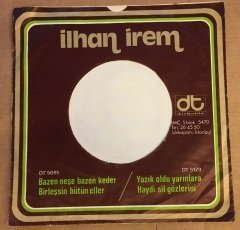 İLHAN İREM DİSKOTÜR PLAK 45LİK KAPAĞI DİKKAT SADECE KAPAKTIR
