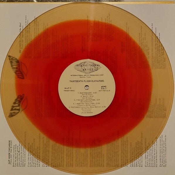 THE 13TH FLOOR ELEVATORS – EASTER EVERYWHERE (1967) - 2LP 2022 LIMITED EDITION REMASTERED REISSUE CREAM & RED SPLAT CLEAR VINYL SIFIR PLAK