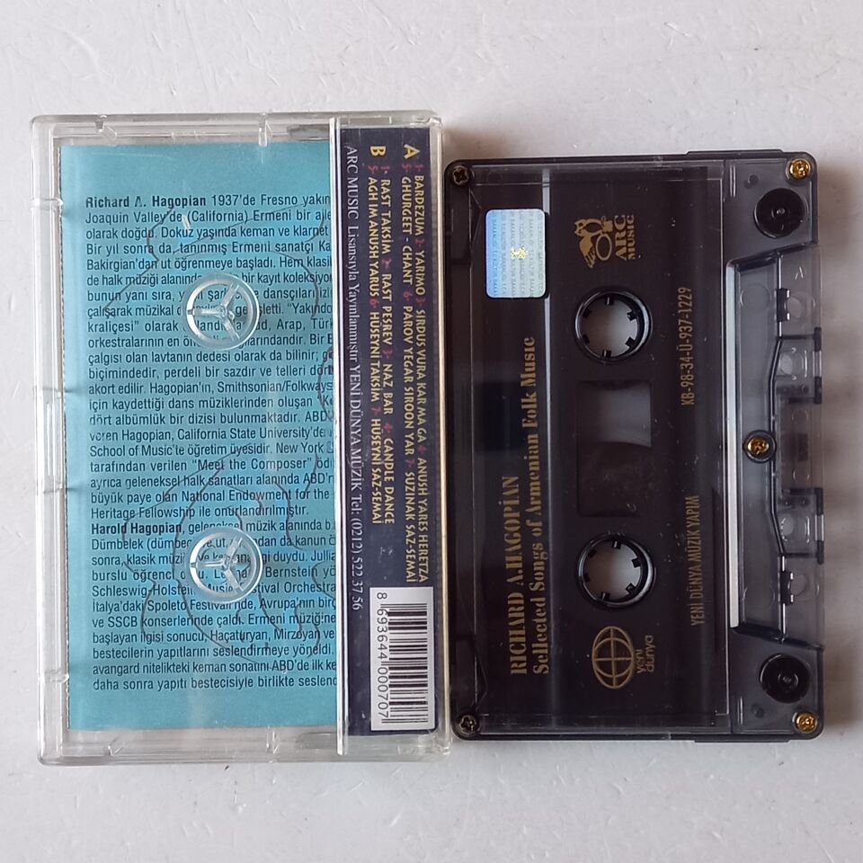 RICHARD A. HAGOPIAN - SELLECTED SONGS OF ARMENIAN FOLK MUSIC (1998) - KASET 2.EL